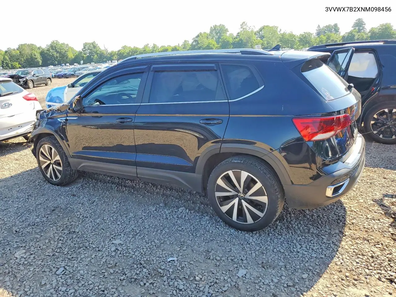 2022 Volkswagen Taos Se VIN: 3VVWX7B2XNM098456 Lot: 58264056