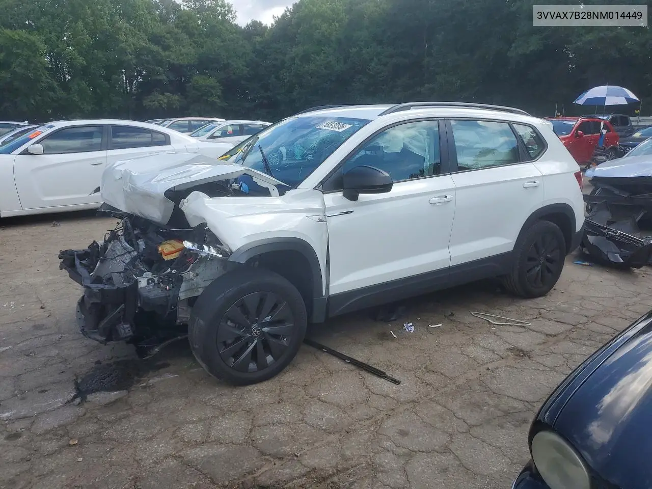 2022 Volkswagen Taos S VIN: 3VVAX7B28NM014449 Lot: 58320306