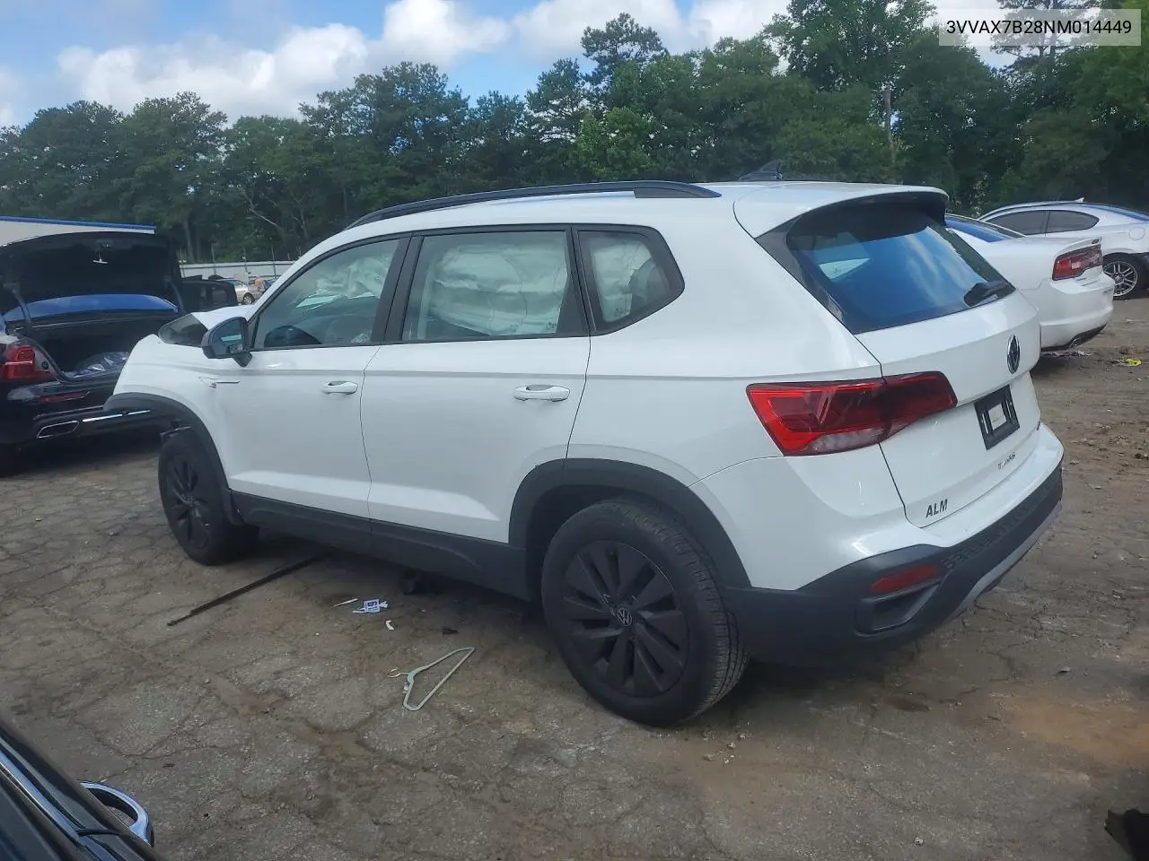 2022 Volkswagen Taos S VIN: 3VVAX7B28NM014449 Lot: 58320306