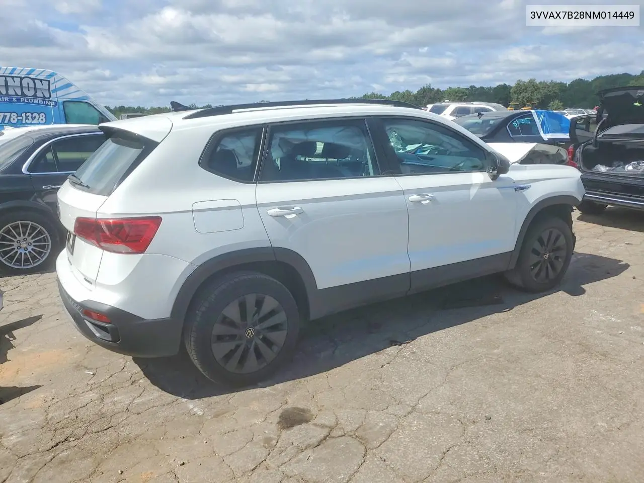 2022 Volkswagen Taos S VIN: 3VVAX7B28NM014449 Lot: 58320306