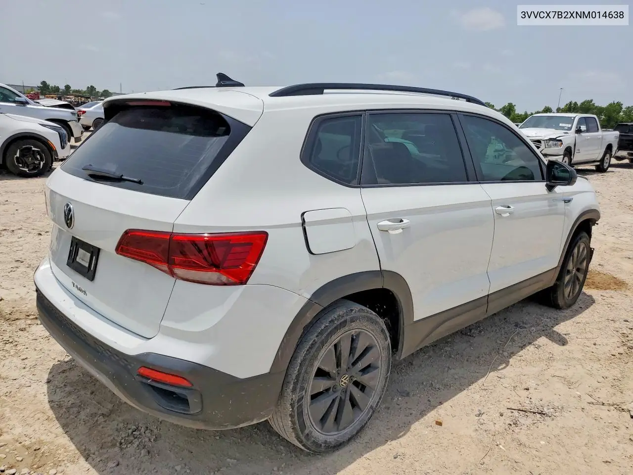 2022 Volkswagen Taos S VIN: 3VVCX7B2XNM014638 Lot: 58367096