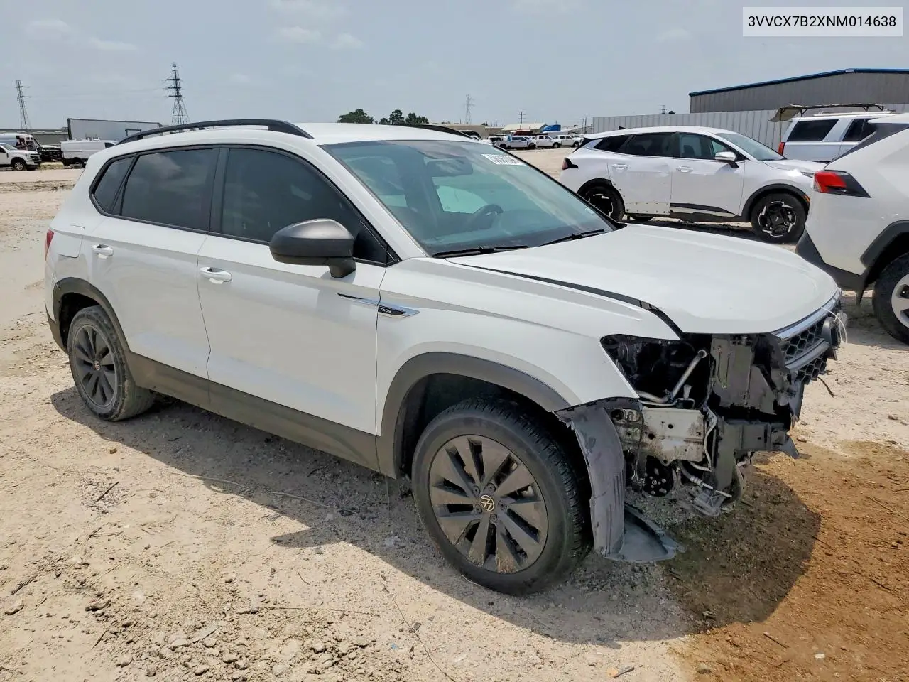 2022 Volkswagen Taos S VIN: 3VVCX7B2XNM014638 Lot: 58367096