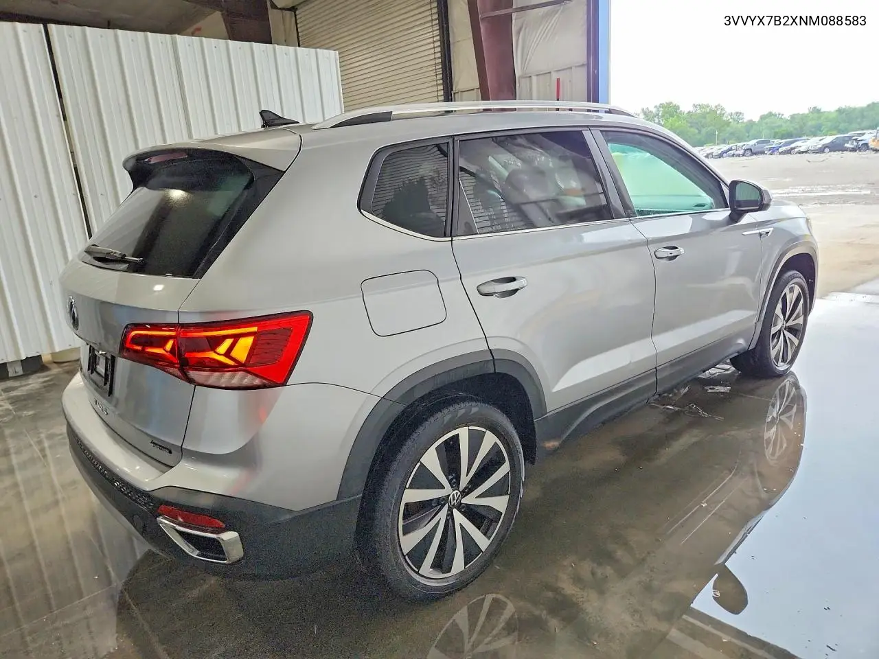 2022 Volkswagen Taos Se VIN: 3VVYX7B2XNM088583 Lot: 58371846