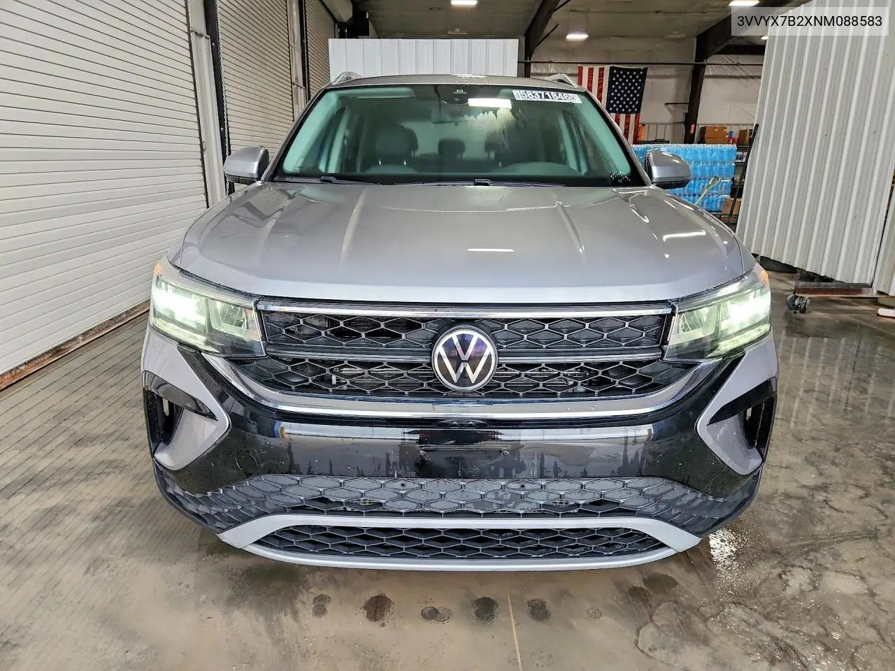 2022 Volkswagen Taos Se VIN: 3VVYX7B2XNM088583 Lot: 58371846