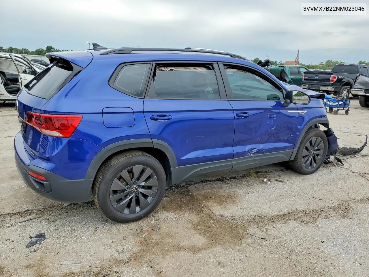 2022 Volkswagen Taos S VIN: 3VVMX7B22NM023046 Lot: 58779826