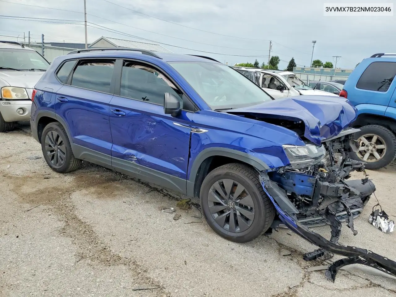 2022 Volkswagen Taos S VIN: 3VVMX7B22NM023046 Lot: 58779826