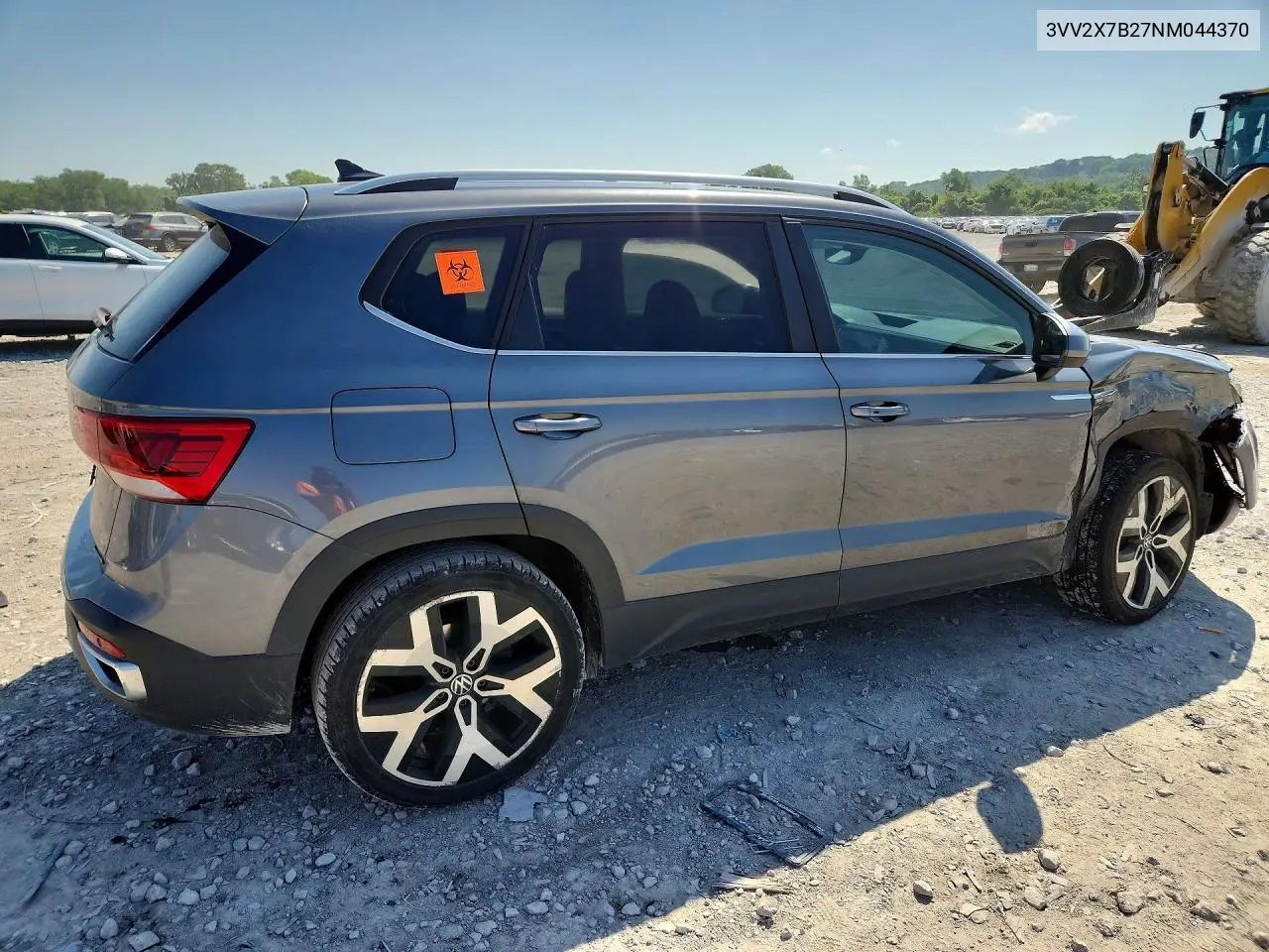 2022 Volkswagen Taos Sel VIN: 3VV2X7B27NM044370 Lot: 59303856