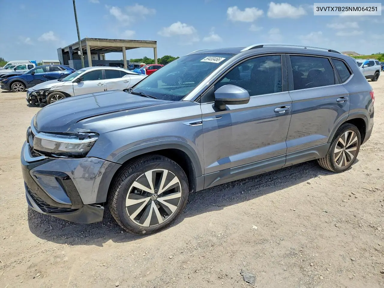 2022 Volkswagen Taos Se VIN: 3VVTX7B25NM064251 Lot: 59400466