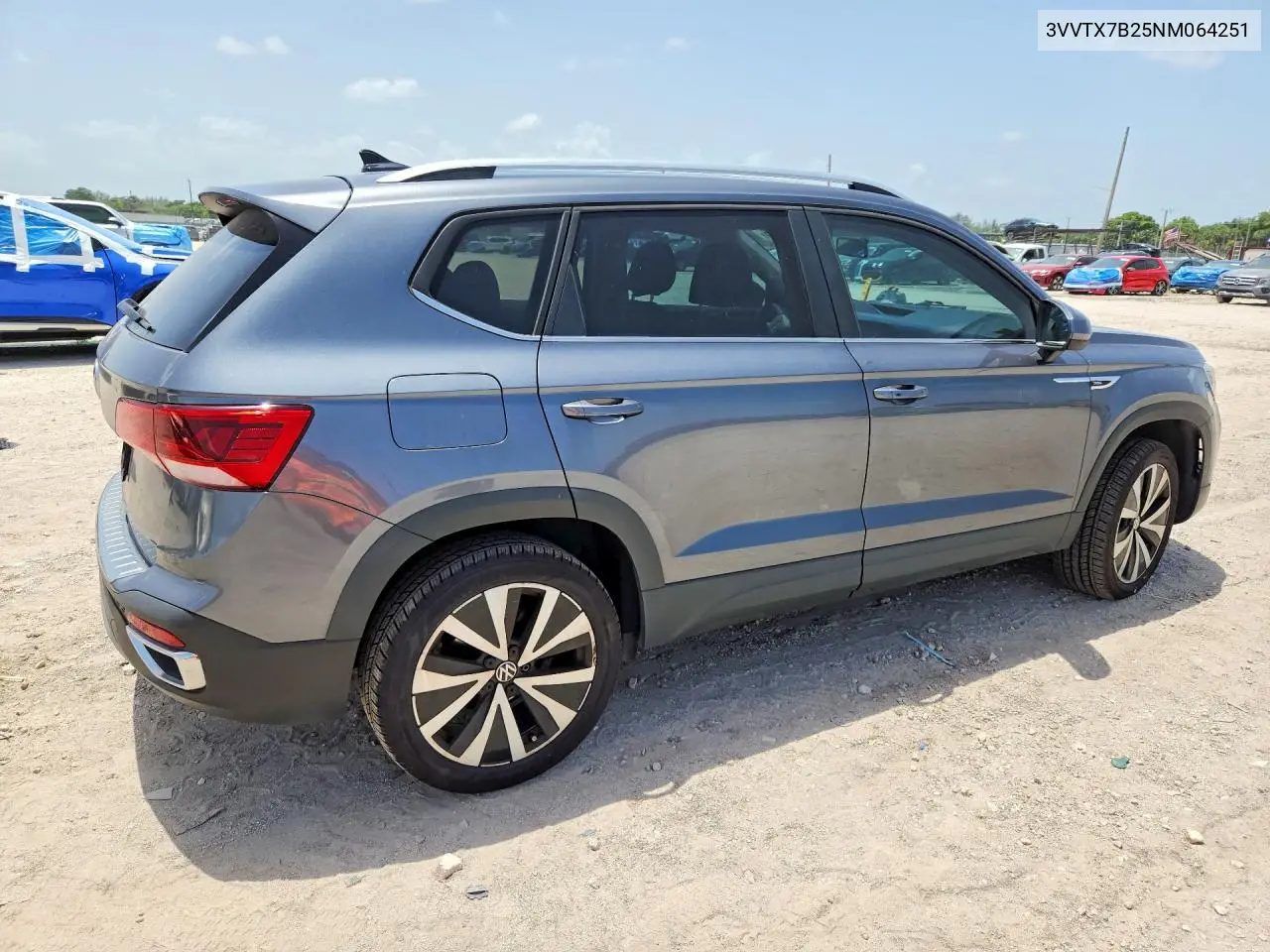 2022 Volkswagen Taos Se VIN: 3VVTX7B25NM064251 Lot: 59400466