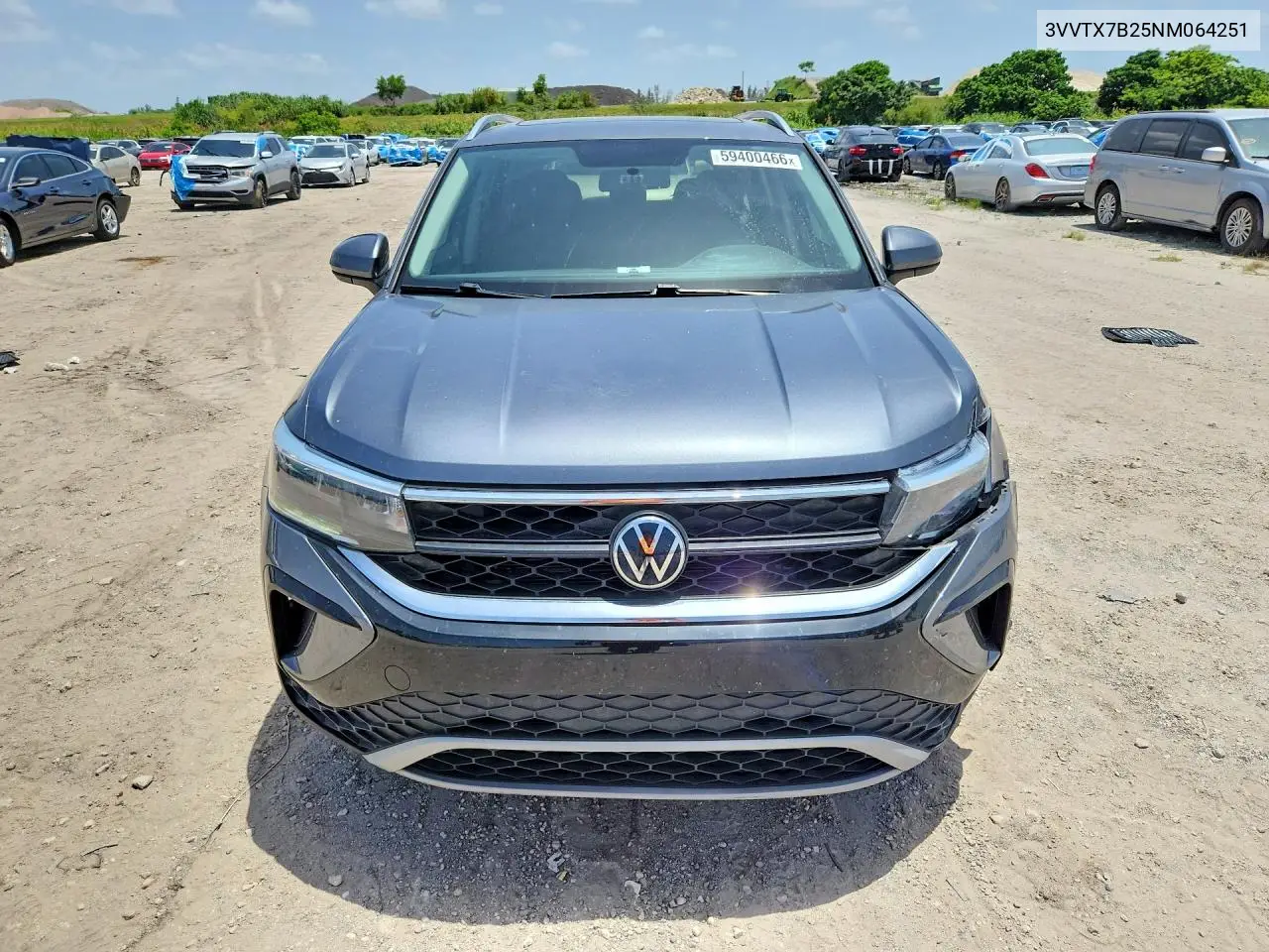 2022 Volkswagen Taos Se VIN: 3VVTX7B25NM064251 Lot: 59400466