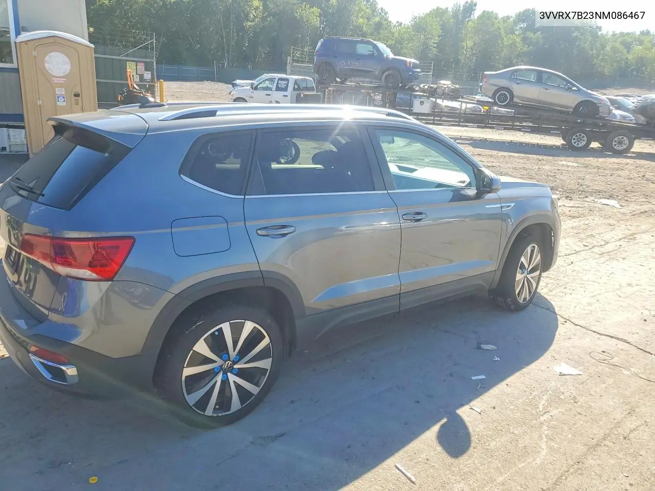 2022 Volkswagen Taos Se VIN: 3VVRX7B23NM086467 Lot: 59733606