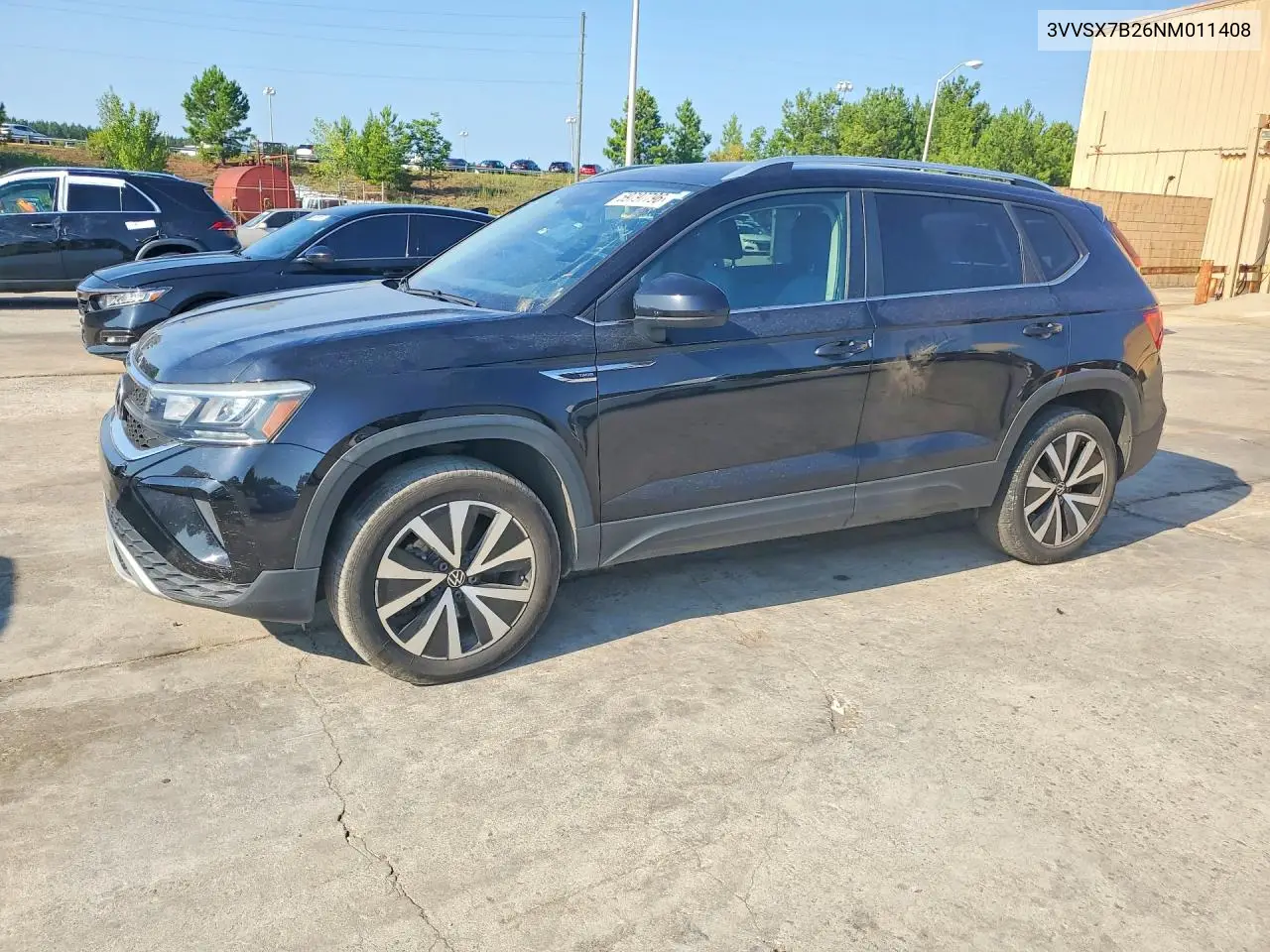 2022 Volkswagen Taos Se VIN: 3VVSX7B26NM011408 Lot: 59797796