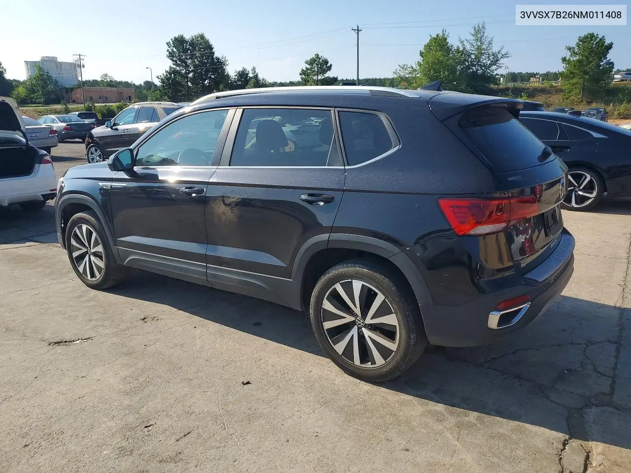 2022 Volkswagen Taos Se VIN: 3VVSX7B26NM011408 Lot: 59797796