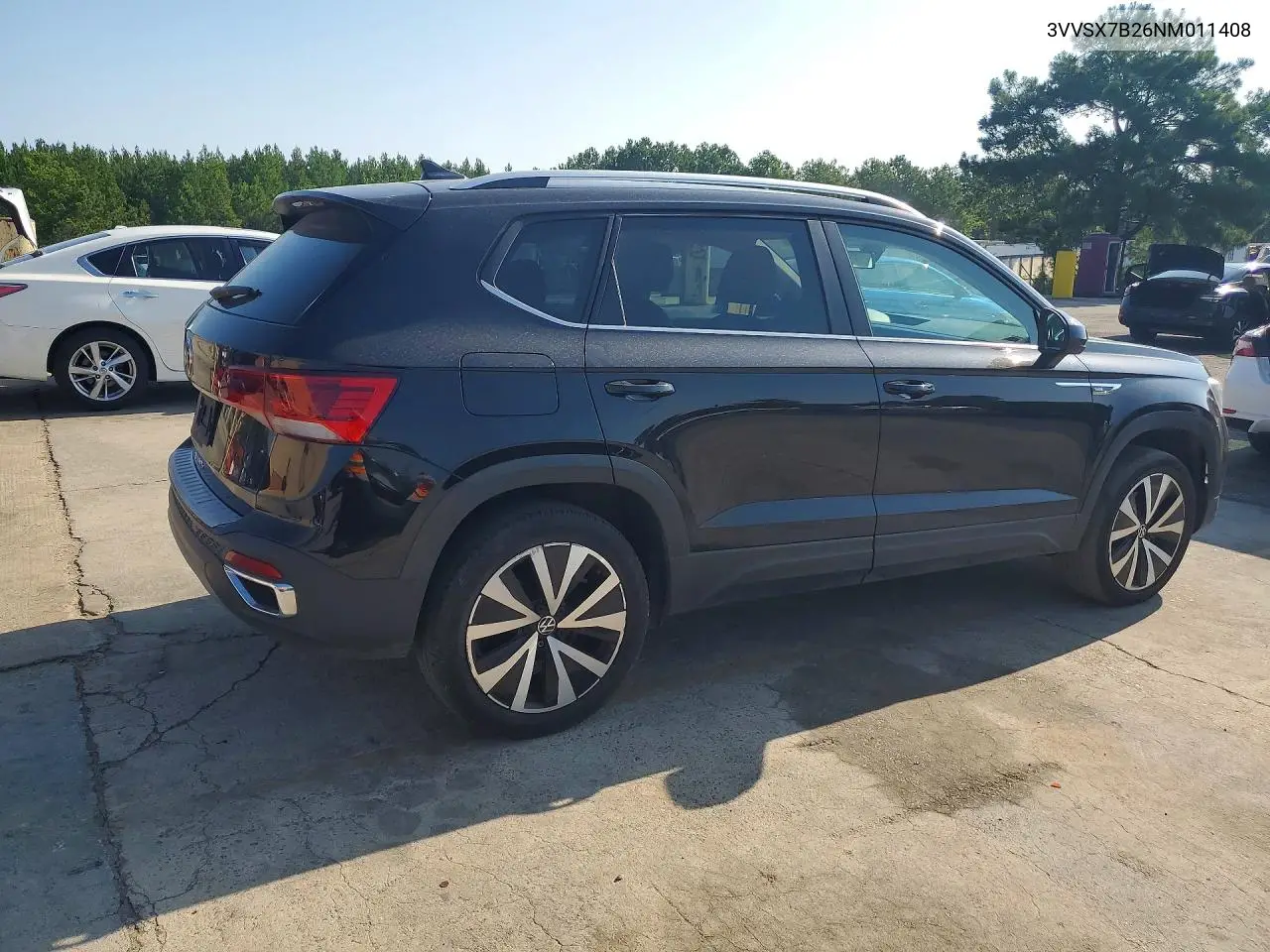 2022 Volkswagen Taos Se VIN: 3VVSX7B26NM011408 Lot: 59797796