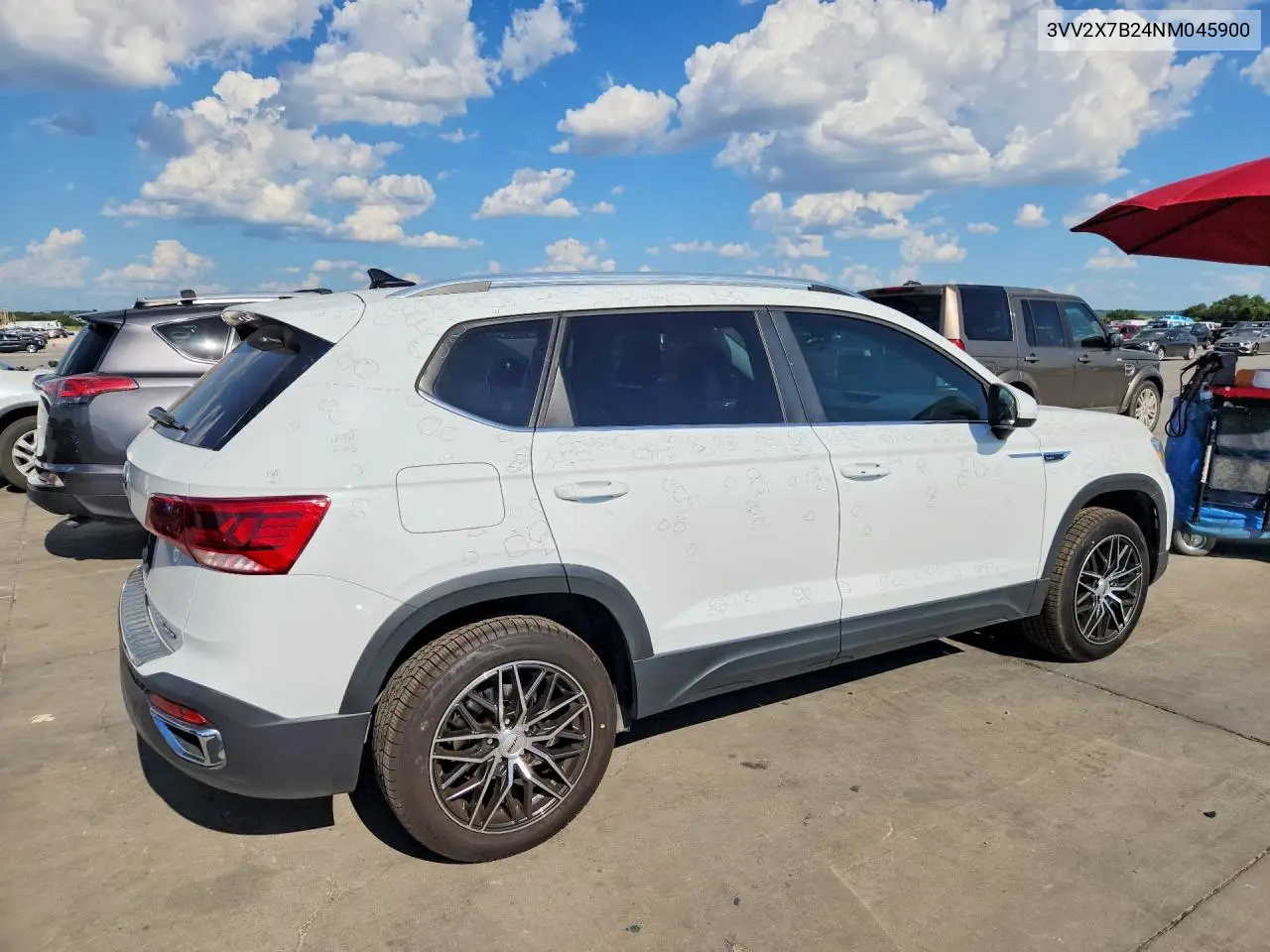 2022 Volkswagen Taos S VIN: 3VV2X7B24NM045900 Lot: 60010226
