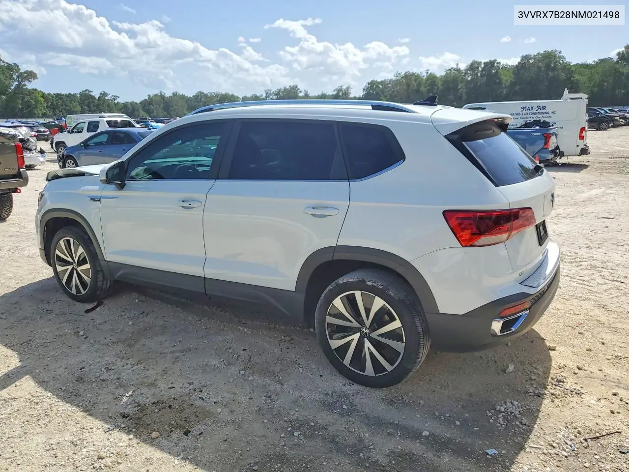 2022 Volkswagen Taos Se VIN: 3VVRX7B28NM021498 Lot: 60262816
