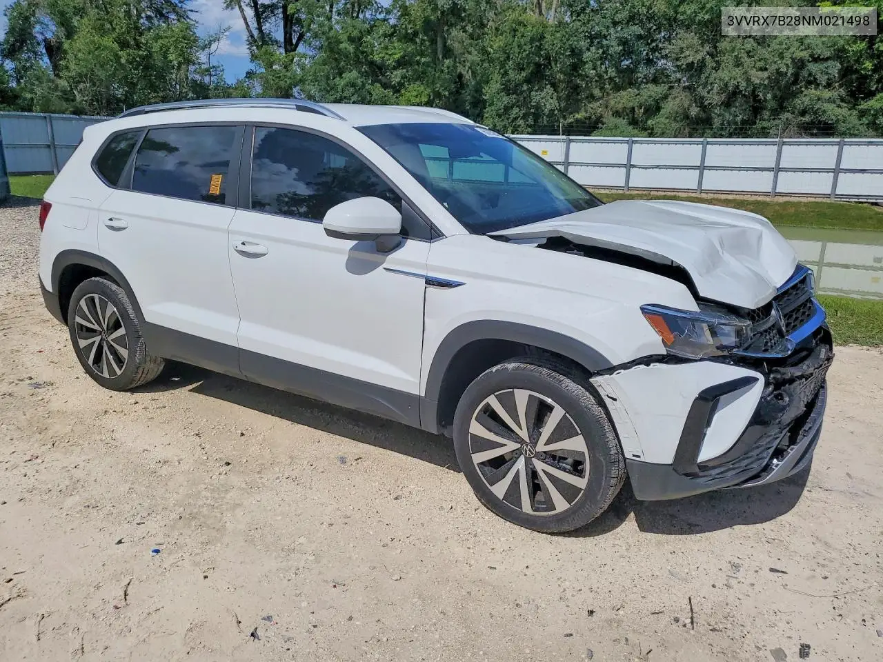 2022 Volkswagen Taos Se VIN: 3VVRX7B28NM021498 Lot: 60262816