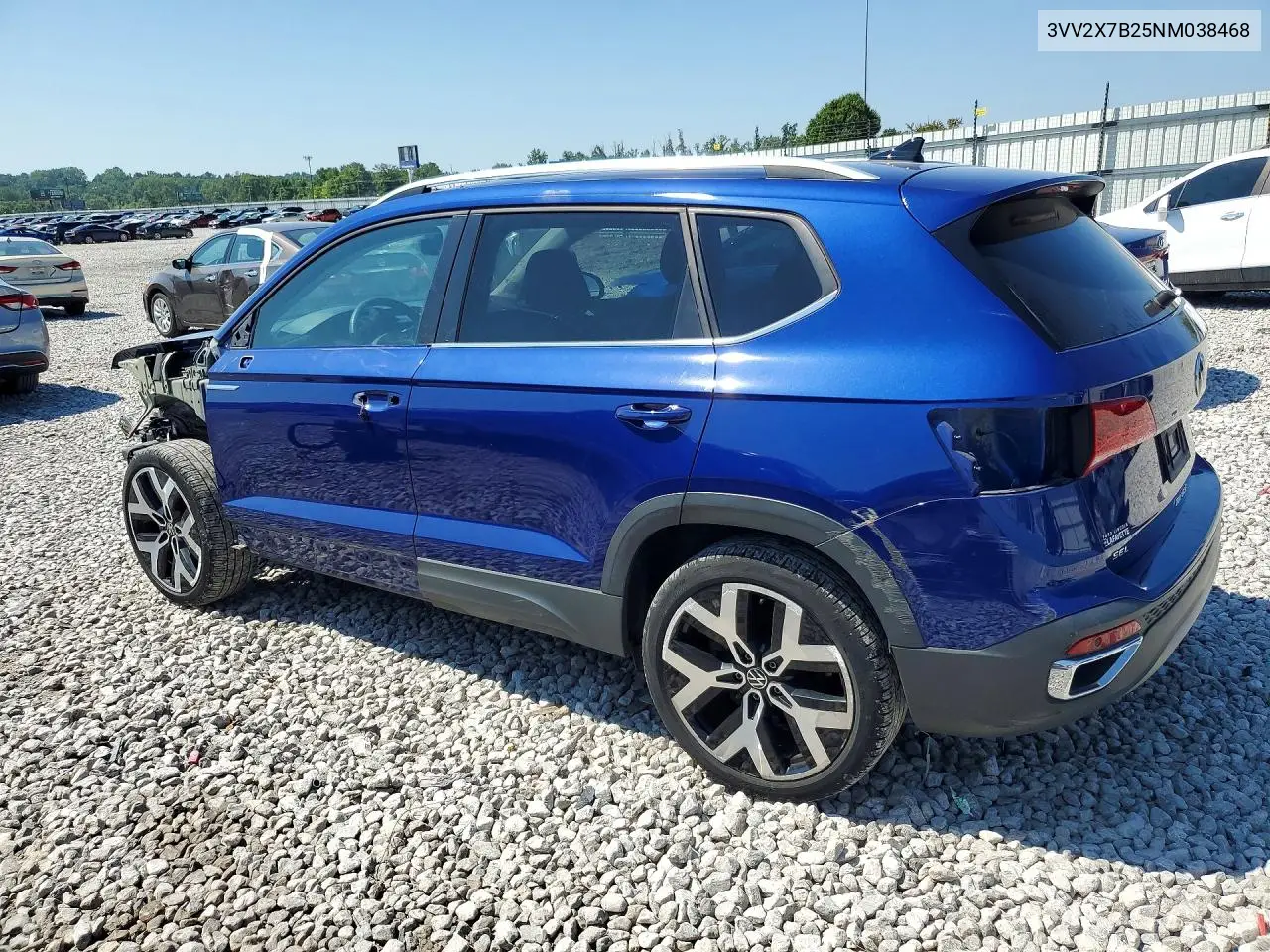 2022 Volkswagen Taos Sel VIN: 3VV2X7B25NM038468 Lot: 60418646