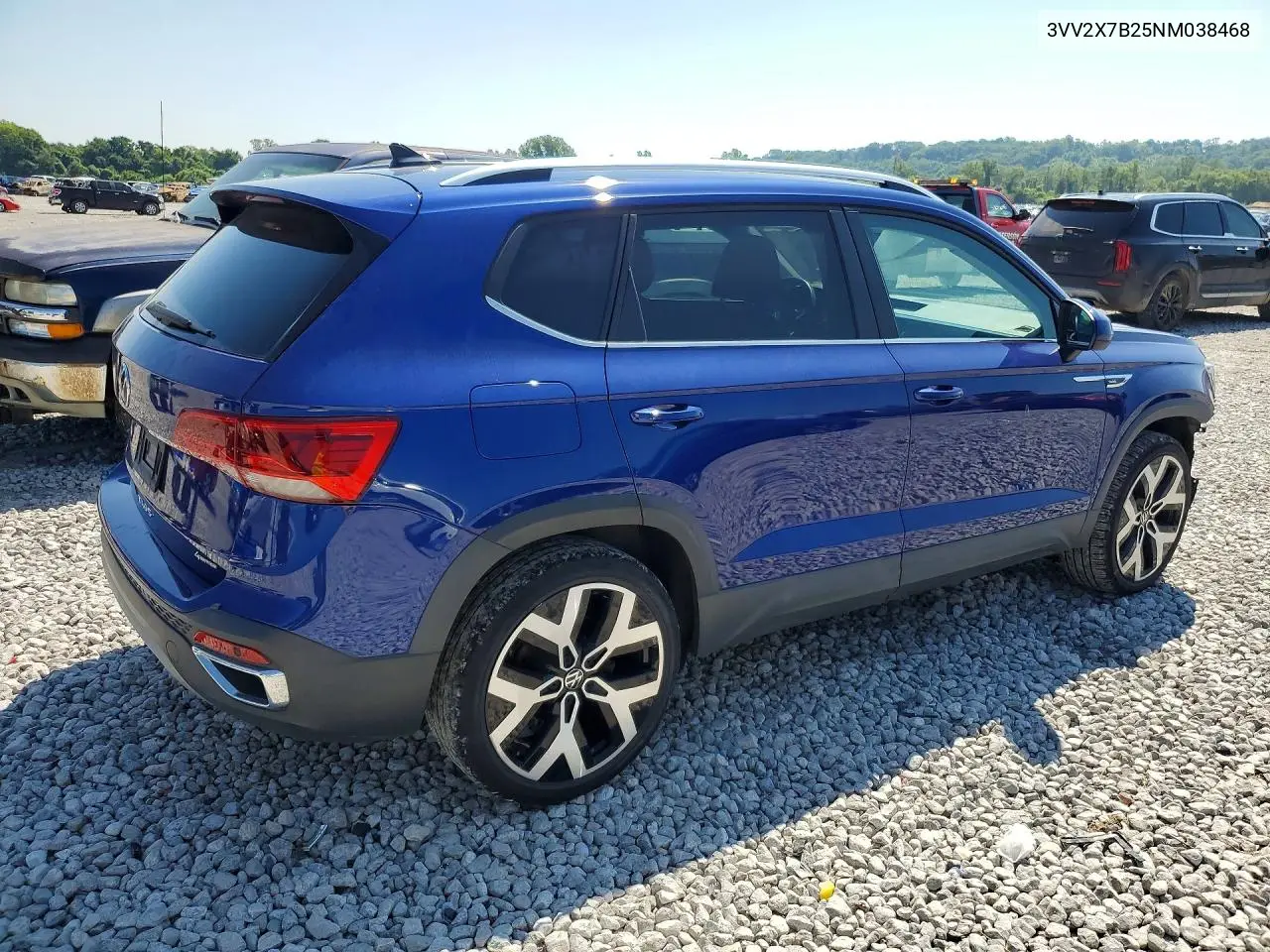 2022 Volkswagen Taos Sel VIN: 3VV2X7B25NM038468 Lot: 60418646