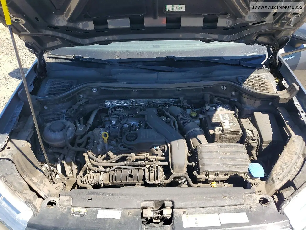 2022 Volkswagen Taos Se VIN: 3VVWX7B21NM078855 Lot: 60425336