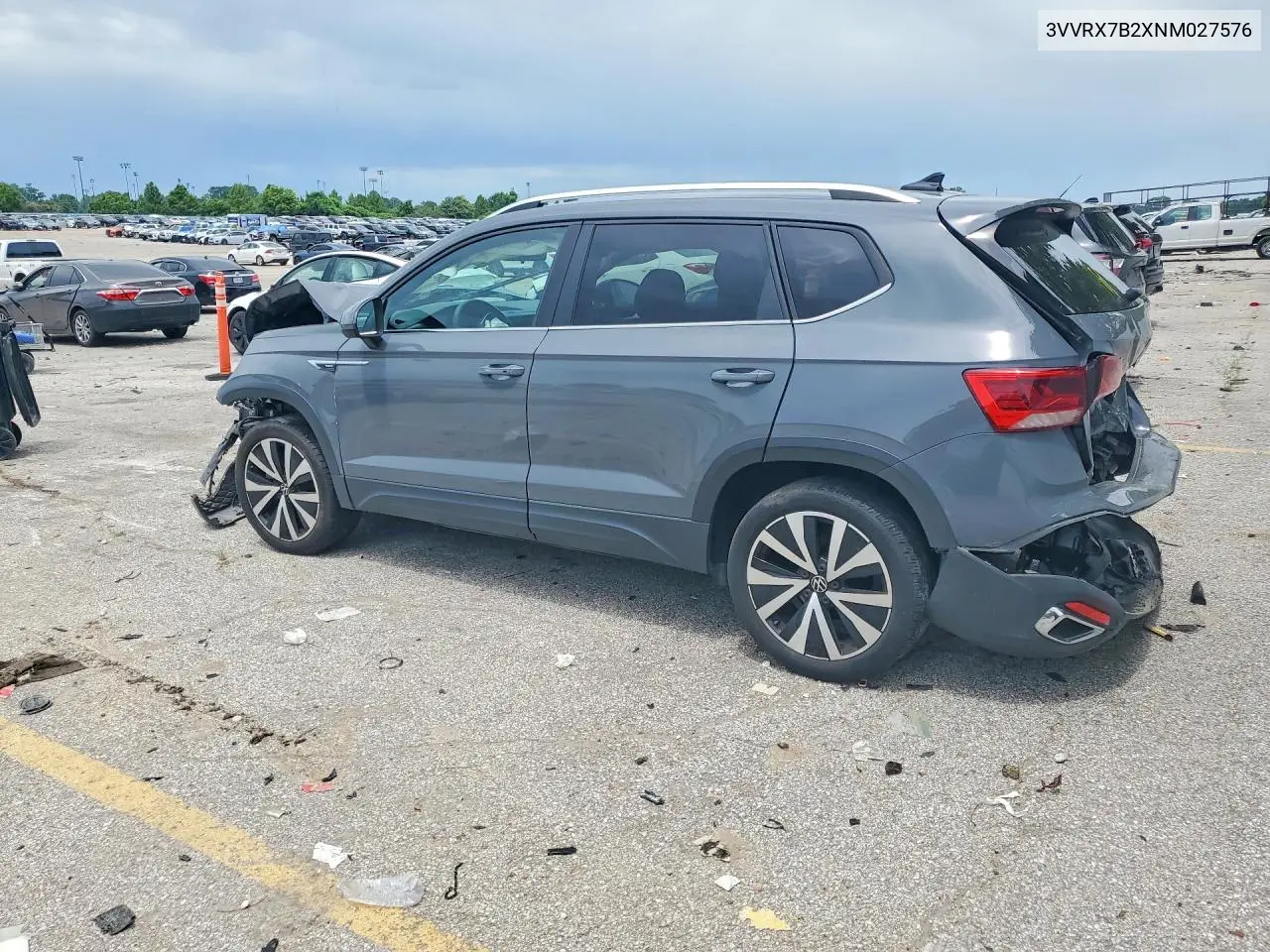 2022 Volkswagen Taos Se VIN: 3VVRX7B2XNM027576 Lot: 60489306