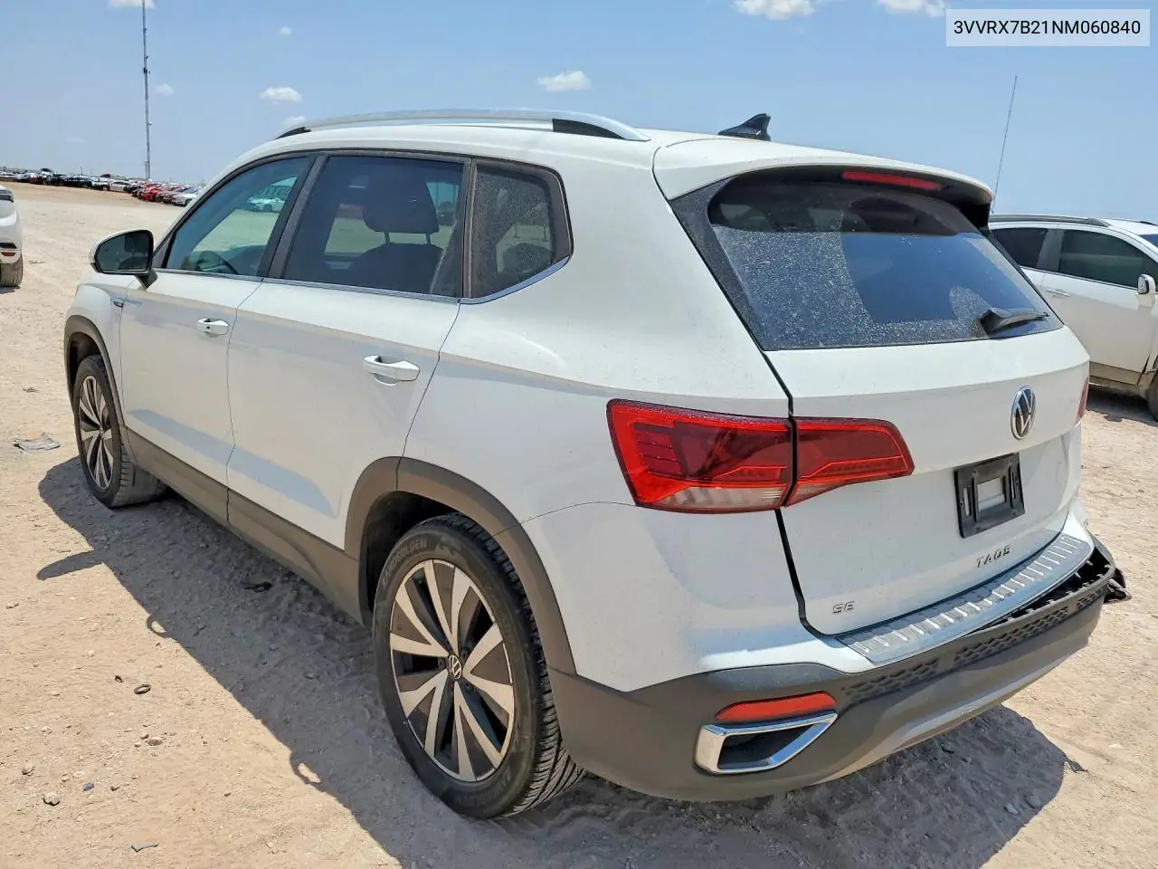 2022 Volkswagen Taos Se VIN: 3VVRX7B21NM060840 Lot: 60577686