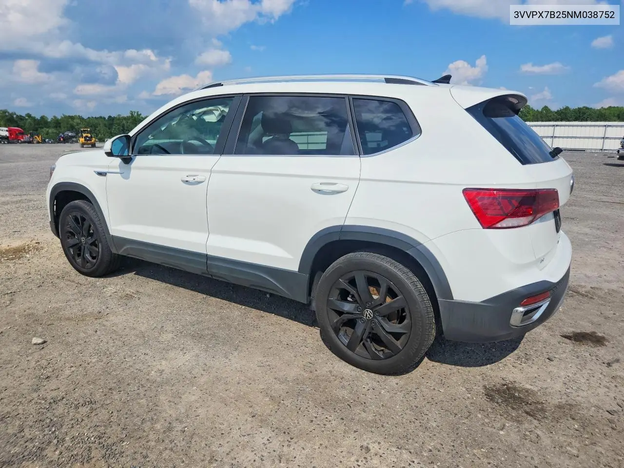 2022 Volkswagen Taos Se Iq Drive VIN: 3VVPX7B25NM038752 Lot: 60589876