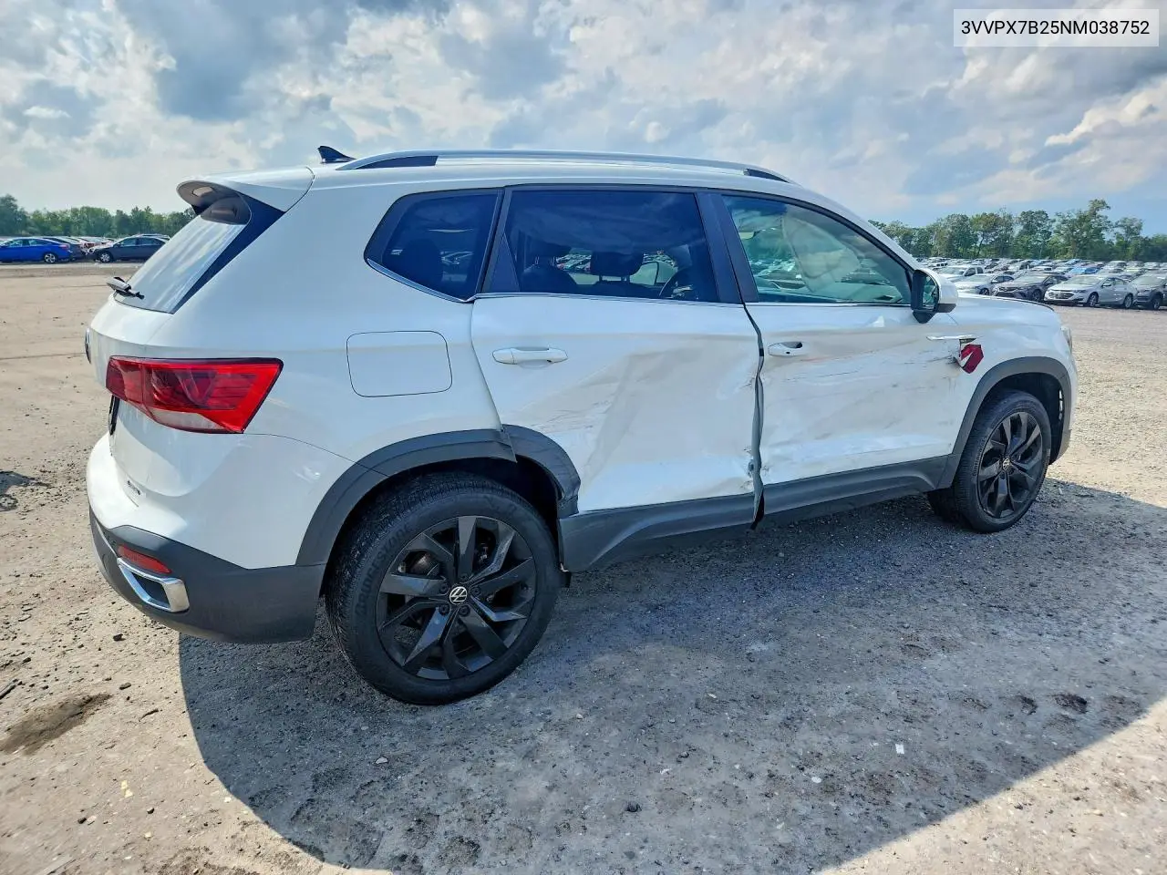 2022 Volkswagen Taos Se Iq Drive VIN: 3VVPX7B25NM038752 Lot: 60589876
