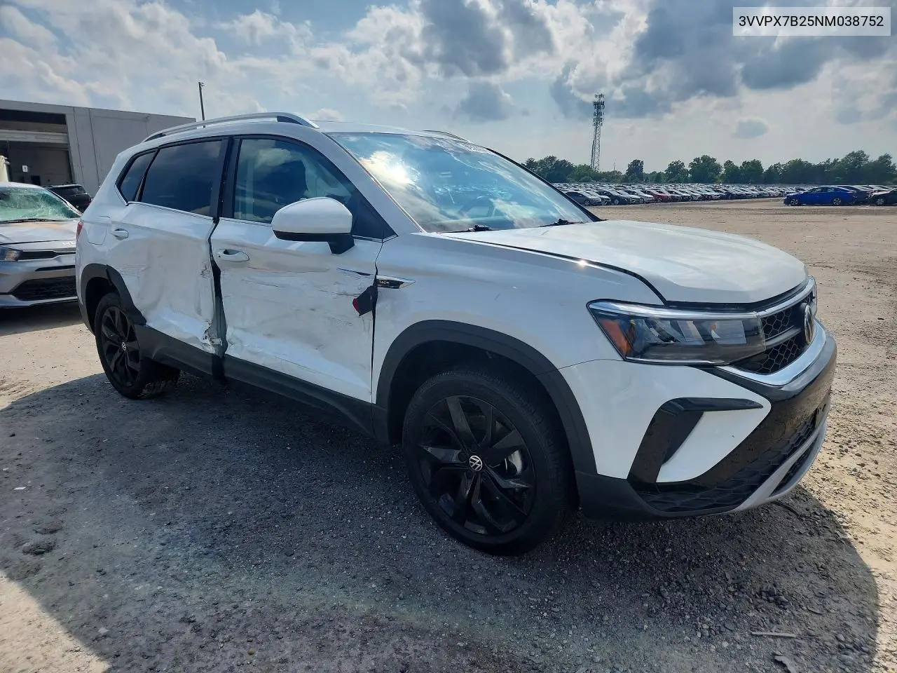 2022 Volkswagen Taos Se Iq Drive VIN: 3VVPX7B25NM038752 Lot: 60589876