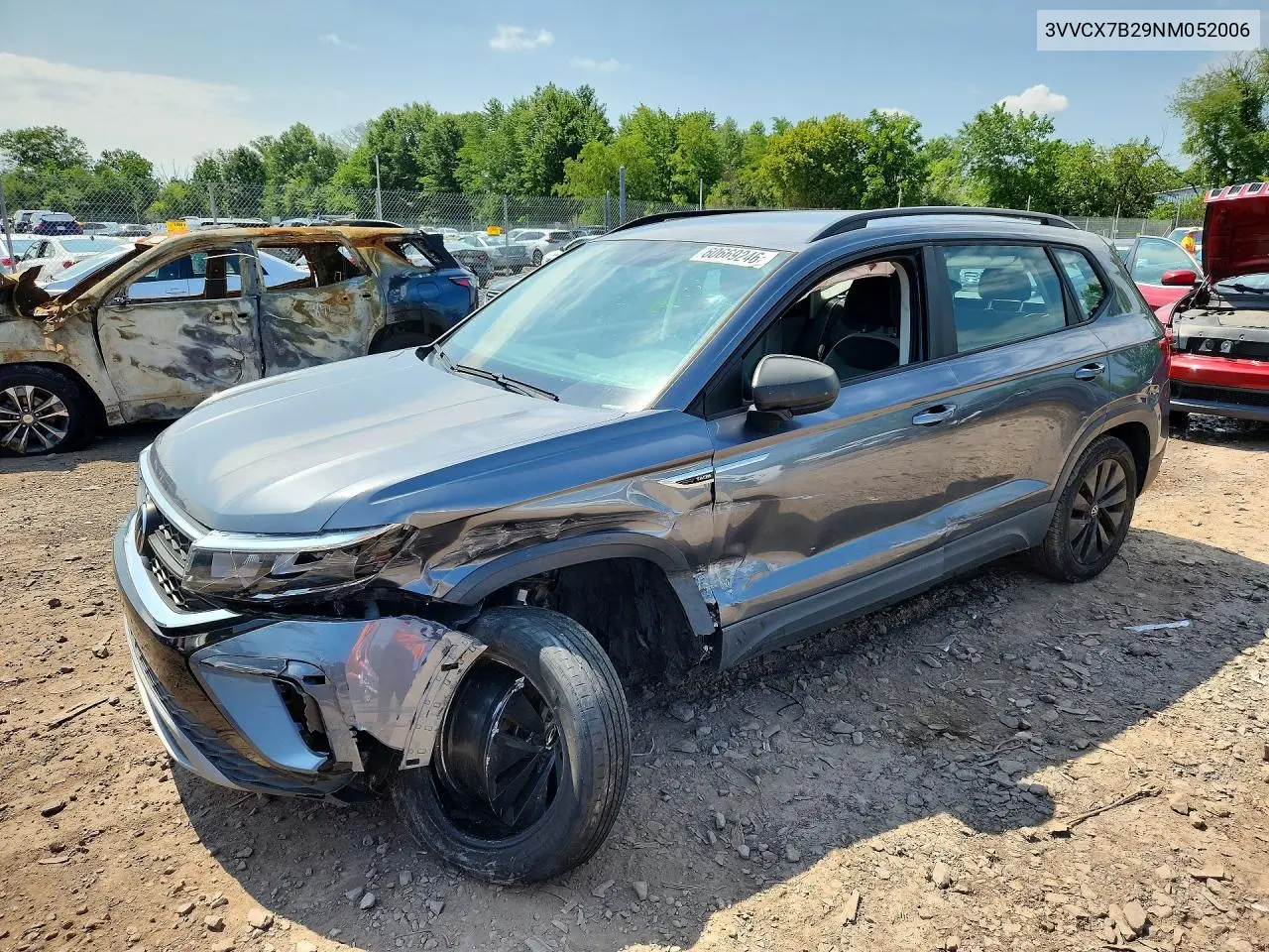 2022 Volkswagen Taos S VIN: 3VVCX7B29NM052006 Lot: 60669246