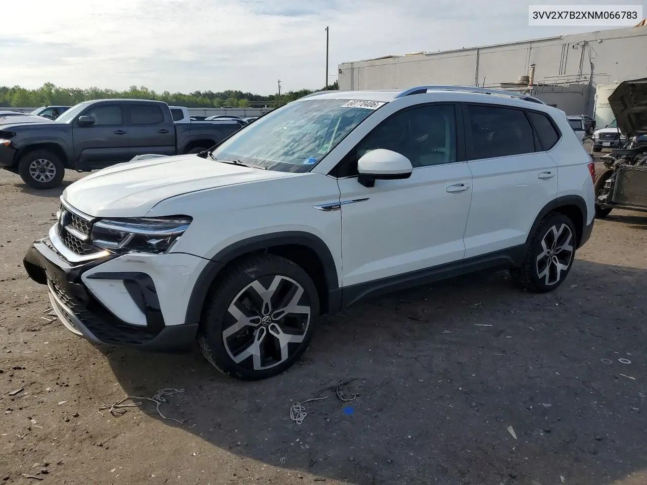 2022 Volkswagen Taos Sel VIN: 3VV2X7B2XNM066783 Lot: 60770406