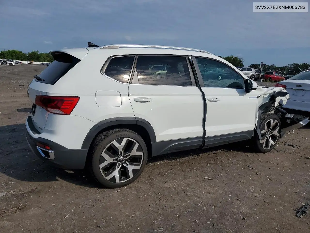 2022 Volkswagen Taos Sel VIN: 3VV2X7B2XNM066783 Lot: 60770406