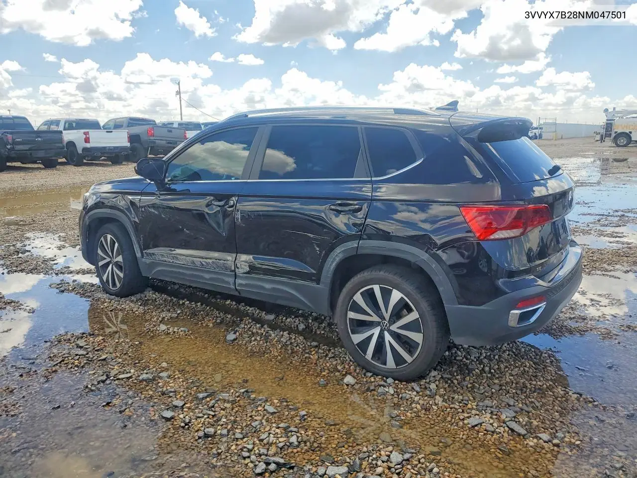 2022 Volkswagen Taos Se VIN: 3VVYX7B28NM047501 Lot: 60815146