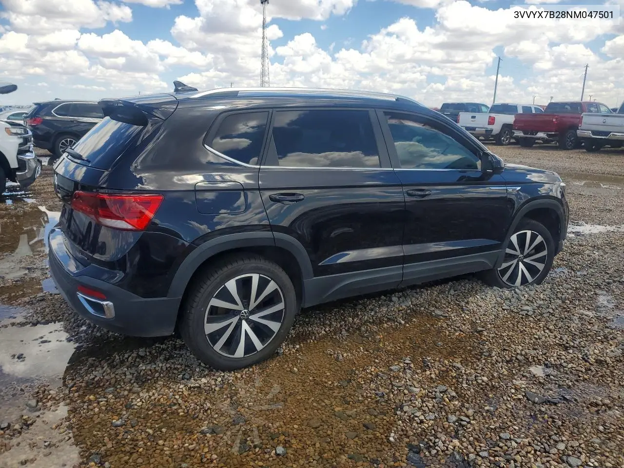 2022 Volkswagen Taos Se VIN: 3VVYX7B28NM047501 Lot: 60815146