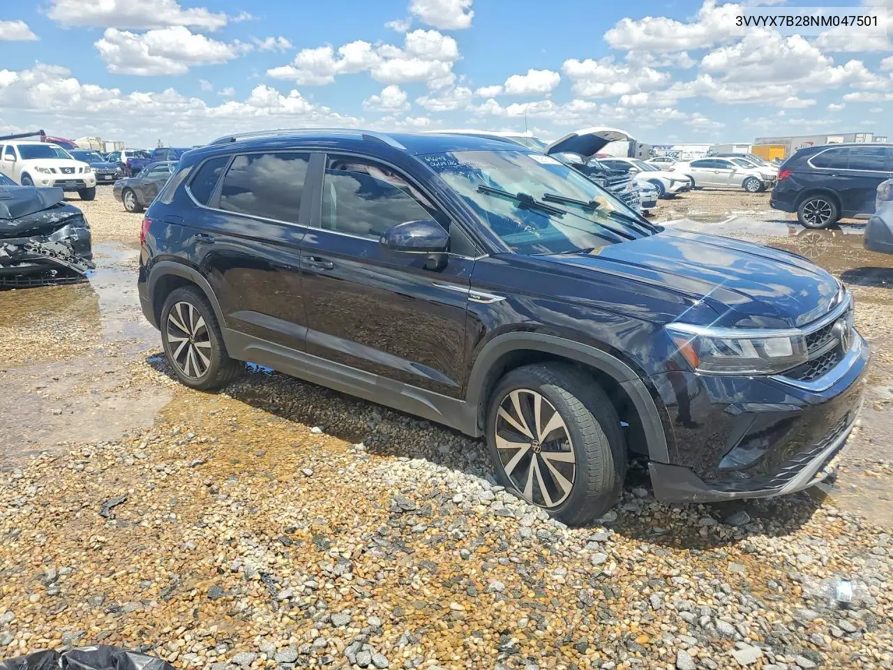 2022 Volkswagen Taos Se VIN: 3VVYX7B28NM047501 Lot: 60815146