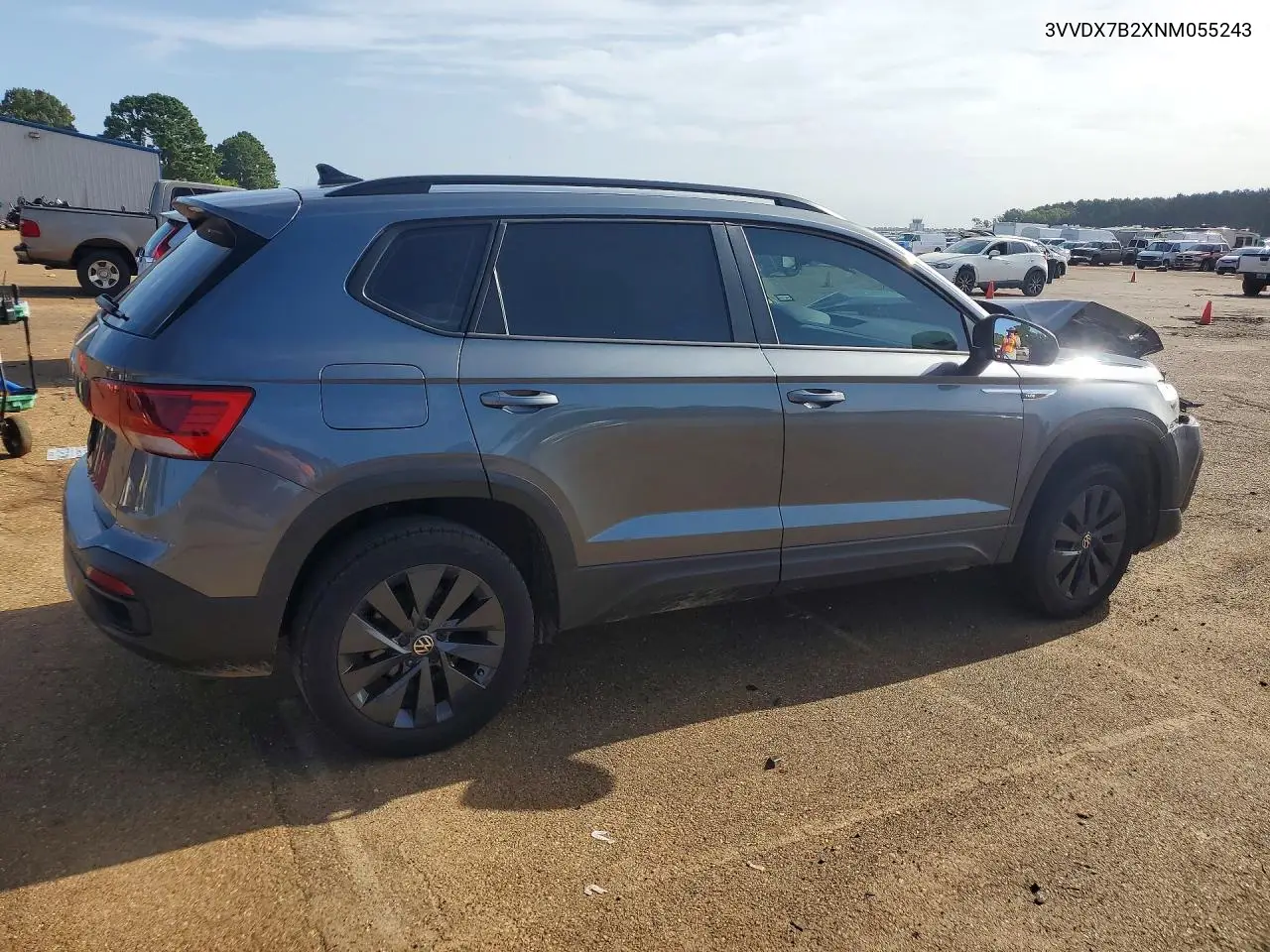 2022 Volkswagen Taos S VIN: 3VVDX7B2XNM055243 Lot: 60832536