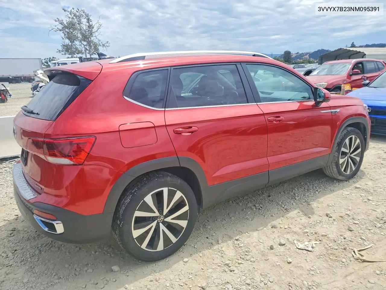 2022 Volkswagen Taos Se VIN: 3VVYX7B23NM095391 Lot: 60849586