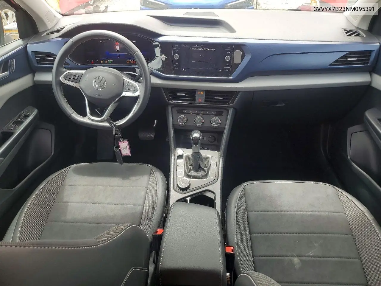 2022 Volkswagen Taos Se VIN: 3VVYX7B23NM095391 Lot: 60849586