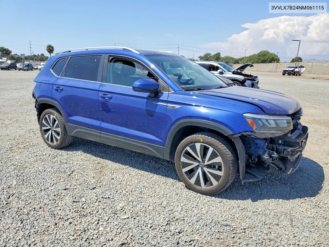 2022 Volkswagen Taos Se Iq Drive VIN: 3VVLX7B24NM061115 Lot: 60868576