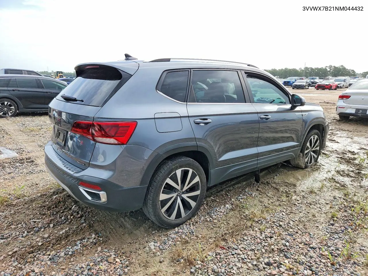 2022 Volkswagen Taos Se VIN: 3VVWX7B21NM044432 Lot: 61047866