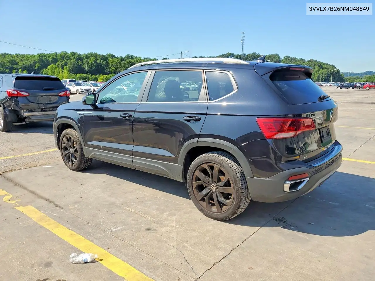 2022 Volkswagen Taos Se Iq Drive VIN: 3VVLX7B26NM048849 Lot: 61054686