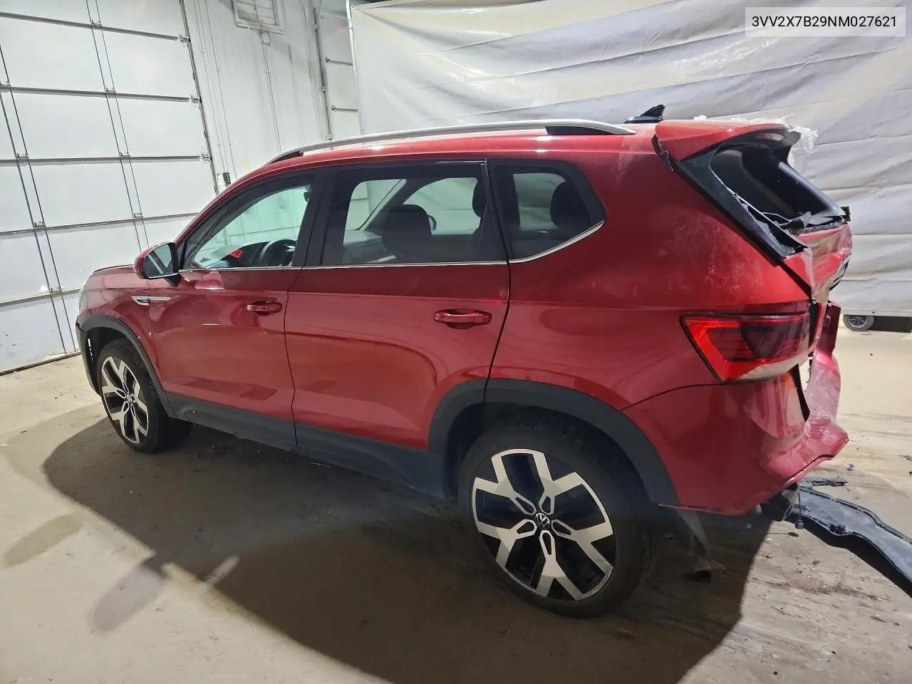 2022 Volkswagen Taos Sel VIN: 3VV2X7B29NM027621 Lot: 61230666