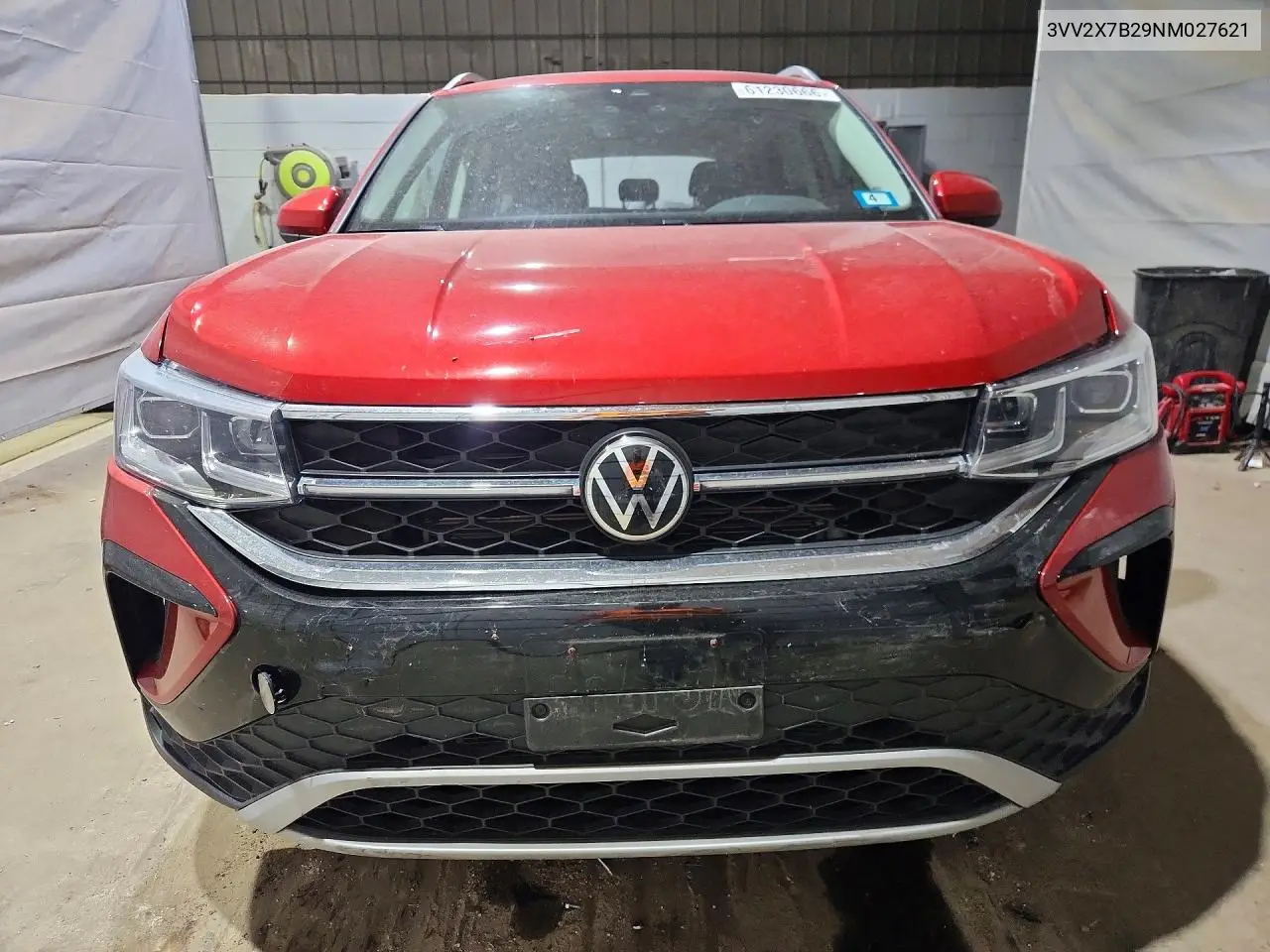 2022 Volkswagen Taos Sel VIN: 3VV2X7B29NM027621 Lot: 61230666