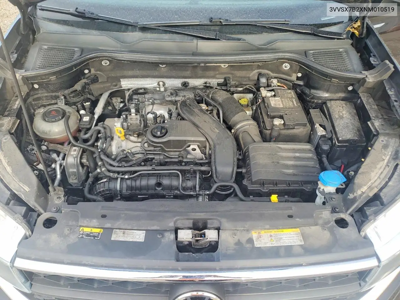 2022 Volkswagen Taos Se VIN: 3VVSX7B2XNM010519 Lot: 61353306