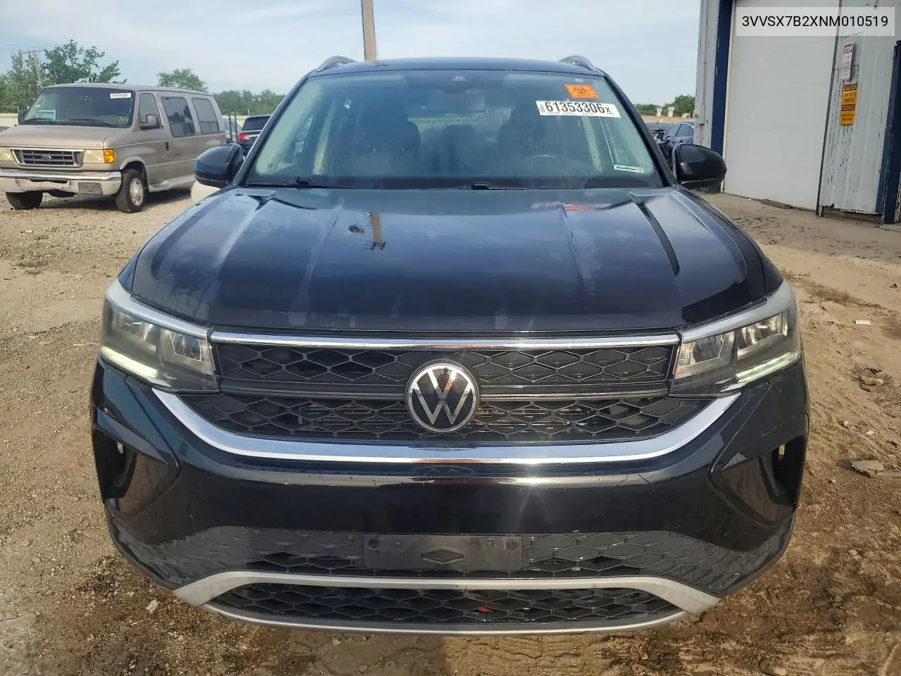 2022 Volkswagen Taos Se VIN: 3VVSX7B2XNM010519 Lot: 61353306