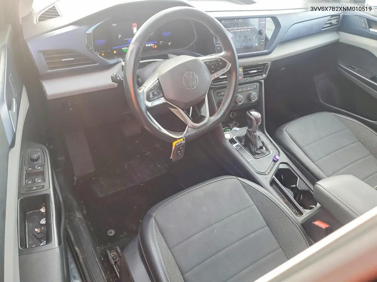 2022 Volkswagen Taos Se VIN: 3VVSX7B2XNM010519 Lot: 61353306