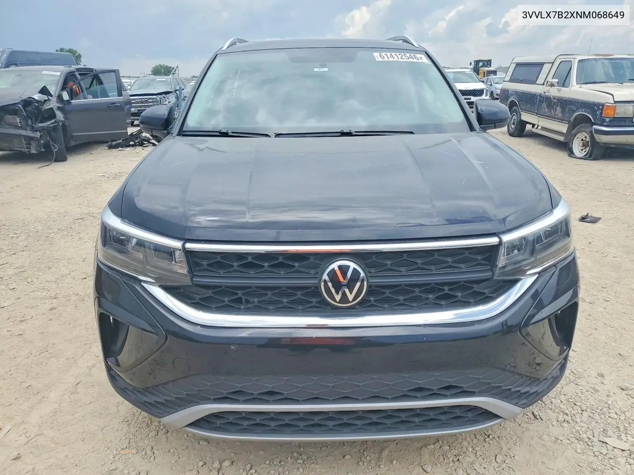2022 Volkswagen Taos Se Iq Drive VIN: 3VVLX7B2XNM068649 Lot: 61412546