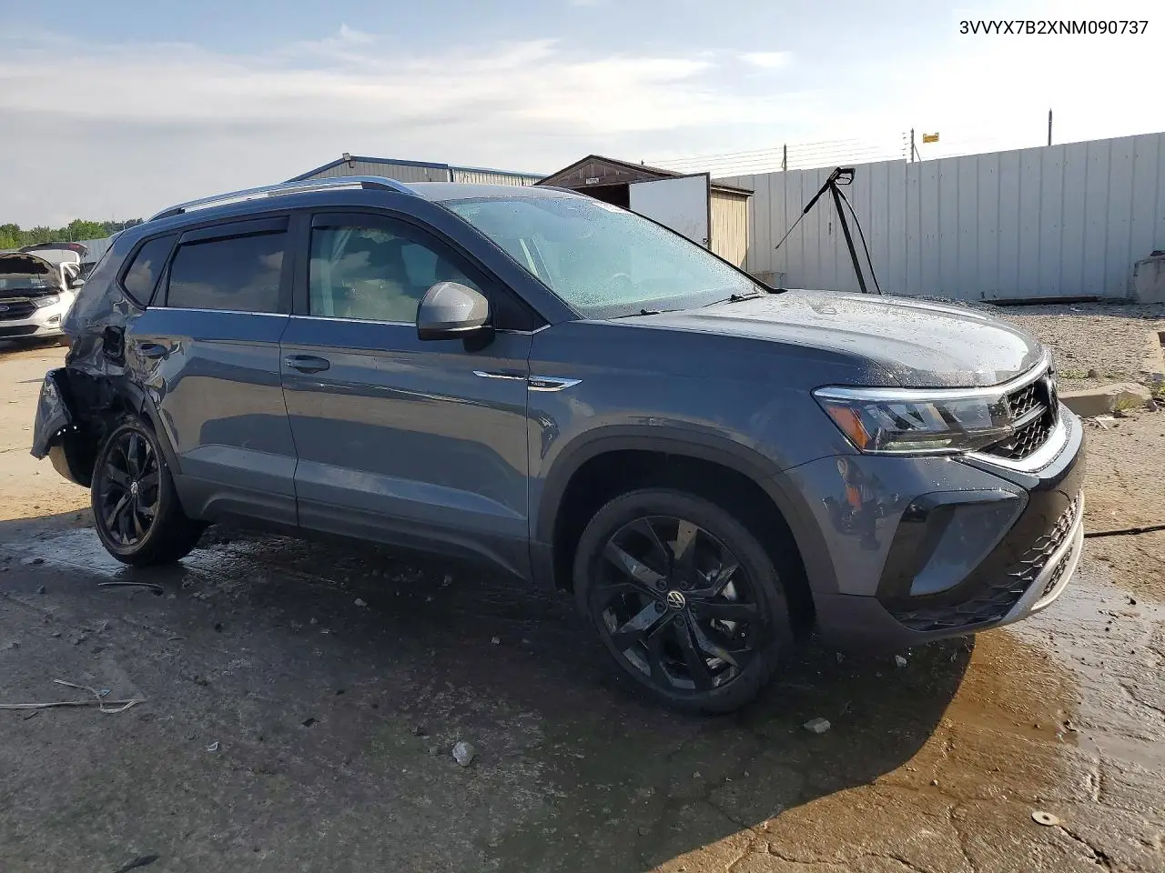 2022 Volkswagen Taos Se VIN: 3VVYX7B2XNM090737 Lot: 61537556