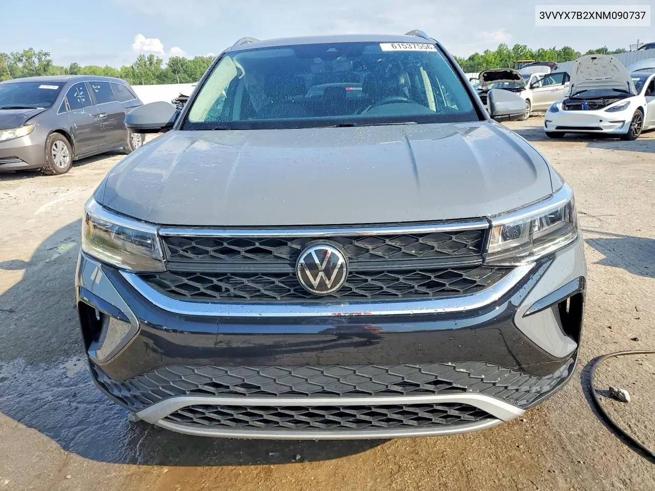 2022 Volkswagen Taos Se VIN: 3VVYX7B2XNM090737 Lot: 61537556