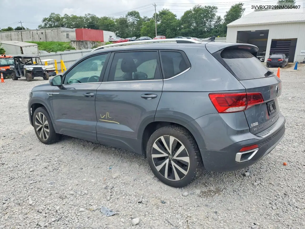 2022 Volkswagen Taos Se VIN: 3VVRX7B29NM060407 Lot: 61979396